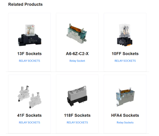 Hongfa relay socket